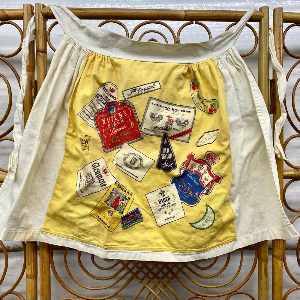Vintage Bar Insignia Apron with Pockets